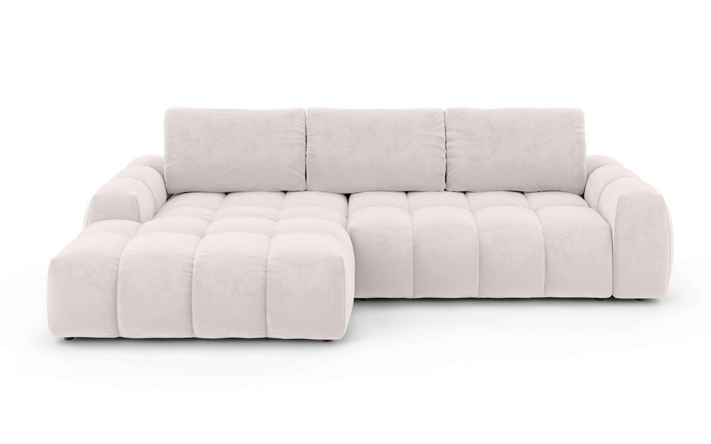 OTTO home Ecksofa AZITA L-Form, 270 cm - OTTO. Verlässliche Qualität., wahlweise als Schlafsofa m. Bettkasten, Bubble-Optik – Bild 3 von 5