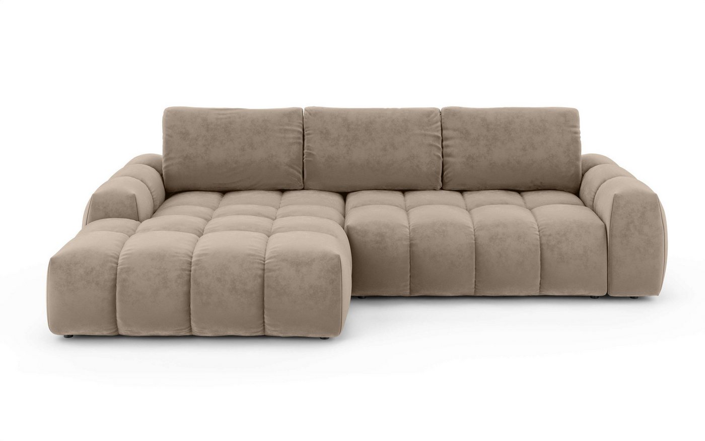 OTTO home Ecksofa AZITA L-Form, 270 cm - OTTO. Verlässliche Qualität., wahlweise als Schlafsofa m. Bettkasten, Bubble-Optik – Bild 3 von 5