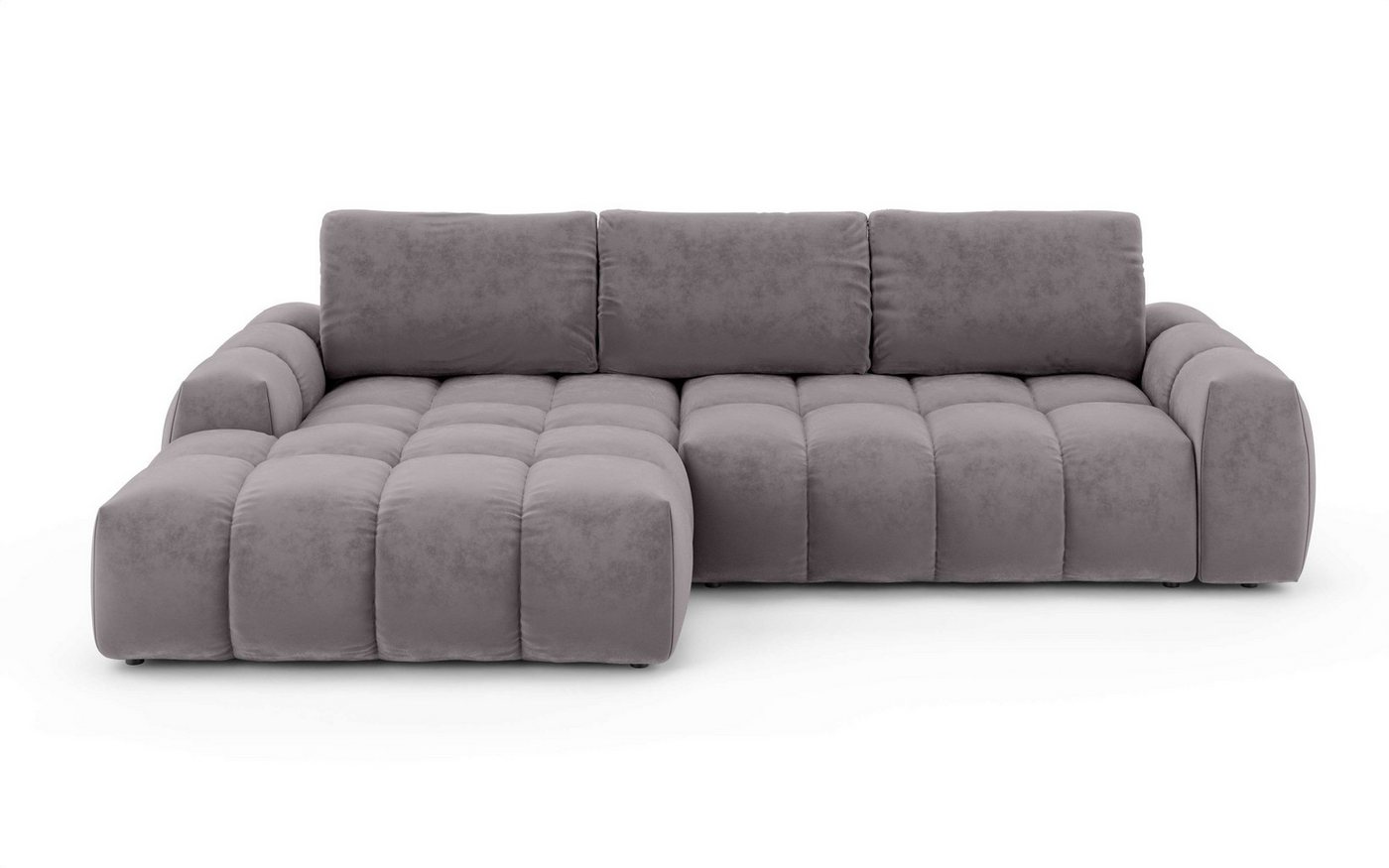 OTTO home Ecksofa AZITA L-Form, 270 cm - OTTO. Verlässliche Qualität., wahlweise als Schlafsofa m. Bettkasten, Bubble-Optik – Bild 3 von 5