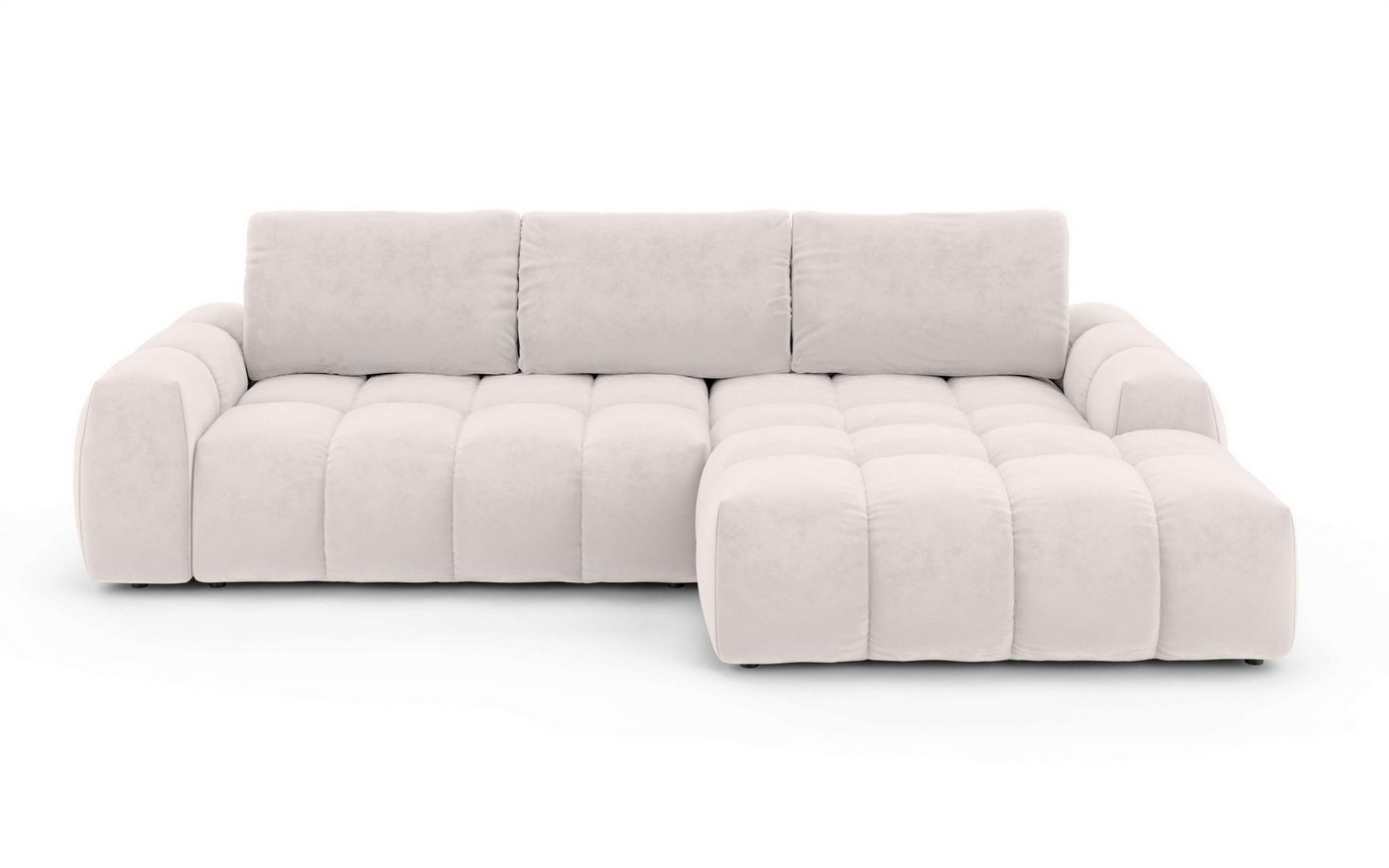 OTTO home Ecksofa AZITA L-Form, 270 cm - OTTO. Verlässliche Qualität., wahlweise als Schlafsofa m. Bettkasten, Bubble-Optik – Bild 3 von 5