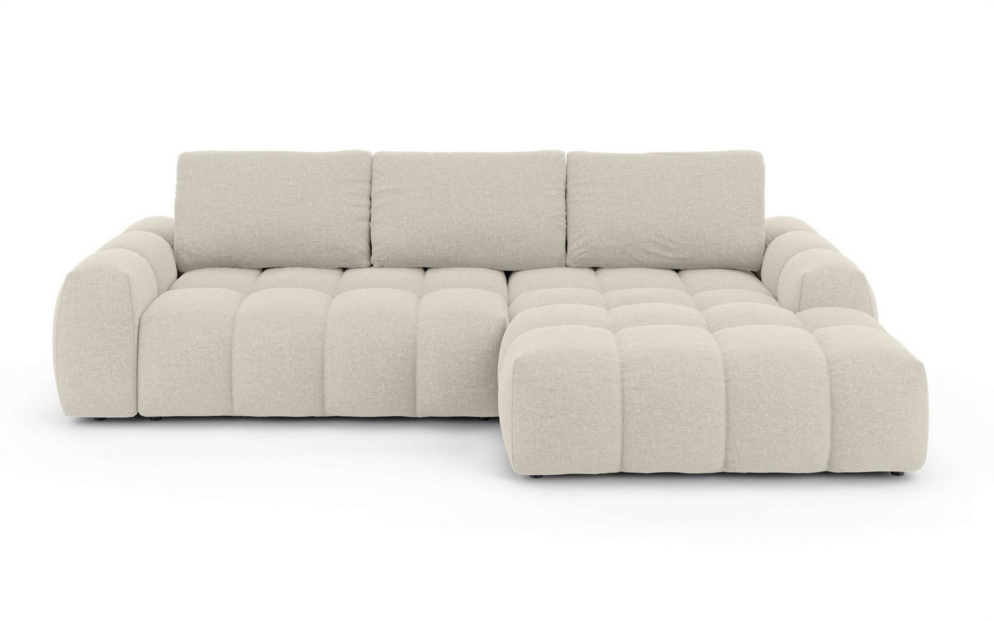 OTTO home Ecksofa AZITA L-Form, 270 cm - OTTO. Verlässliche Qualität., wahlweise als Schlafsofa m. Bettkasten, Bubble-Optik – Bild 2 von 5