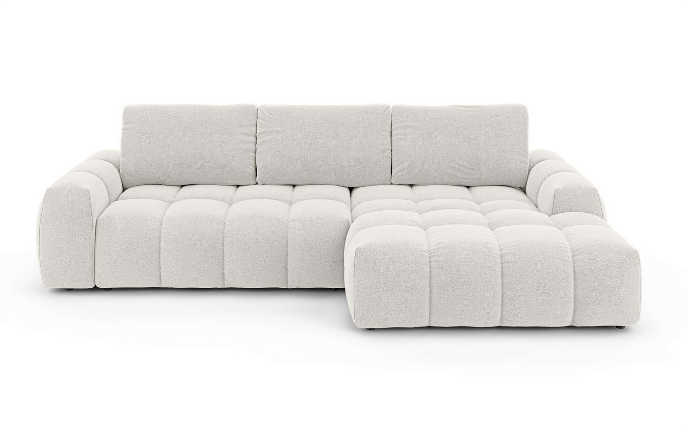 OTTO home Ecksofa AZITA L-Form, 270 cm - OTTO. Verlässliche Qualität., wahlweise als Schlafsofa m. Bettkasten, Bubble-Optik – Bild 3 von 5