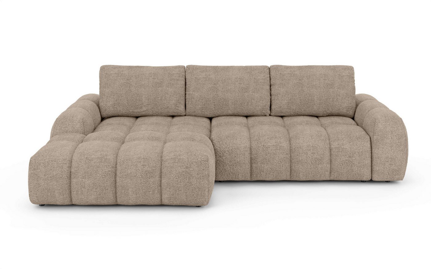 OTTO home Ecksofa AZITA L-Form, 270 cm - OTTO. Verlässliche Qualität., wahlweise als Schlafsofa m. Bettkasten, Bubble-Optik – Bild 3 von 5