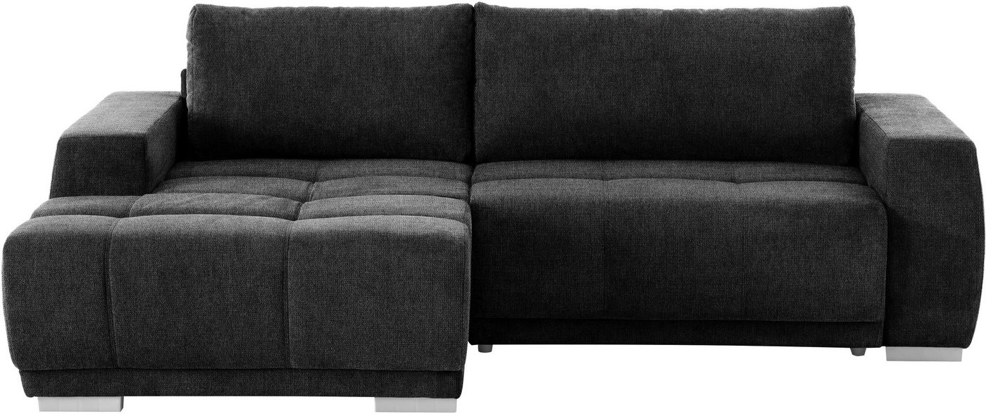 OTTO home Ecksofa Bolero L-Form, B: 241 cm, bequeme Wellenunterfederung, wahlweise, mit Schlaffunktion und Bettkasten, Liegefläche 187x122cm, Gästebett – Bild 3 von 5
