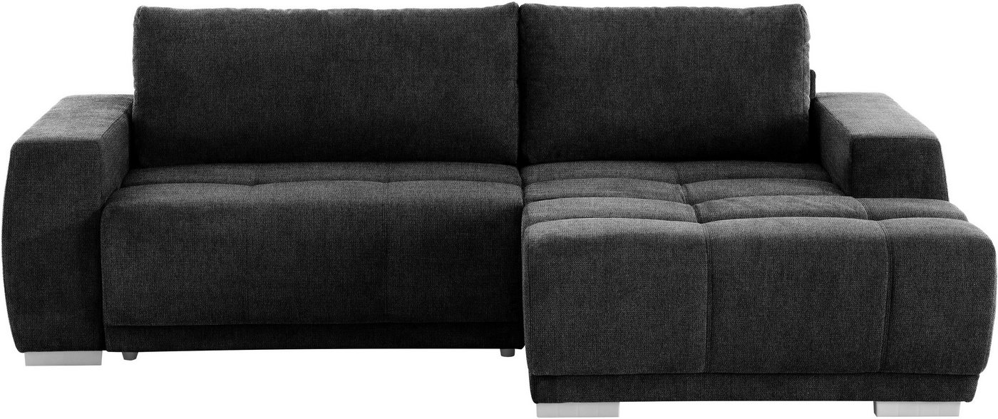 OTTO home Ecksofa Bolero L-Form, B: 241 cm, bequeme Wellenunterfederung, wahlweise, mit Schlaffunktion und Bettkasten, Liegefläche 187x122cm, Gästebett – Bild 3 von 5