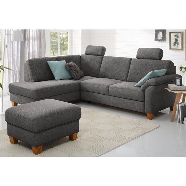 OTTO home Ecksofa Borkum L-Form, B: 249 cm - OTTO. Verlässliche Qualität., optional mit Schlaffunktion, Eckcouch mit Federkern