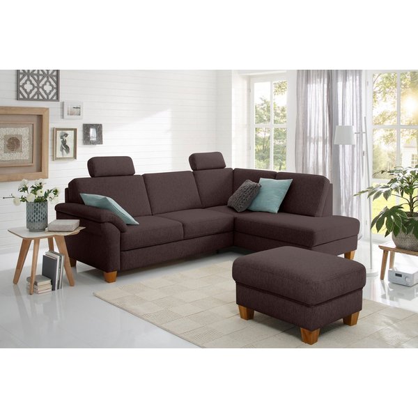 OTTO home Ecksofa Borkum L-Form, B: 249 cm - OTTO. Verlässliche Qualität., optional mit Schlaffunktion, Eckcouch mit Federkern