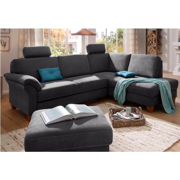OTTO home Ecksofa Borkum L-Form, B: 249 cm - OTTO. Verlässliche Qualität., optional mit Schlaffunktion, Eckcouch mit Federkern