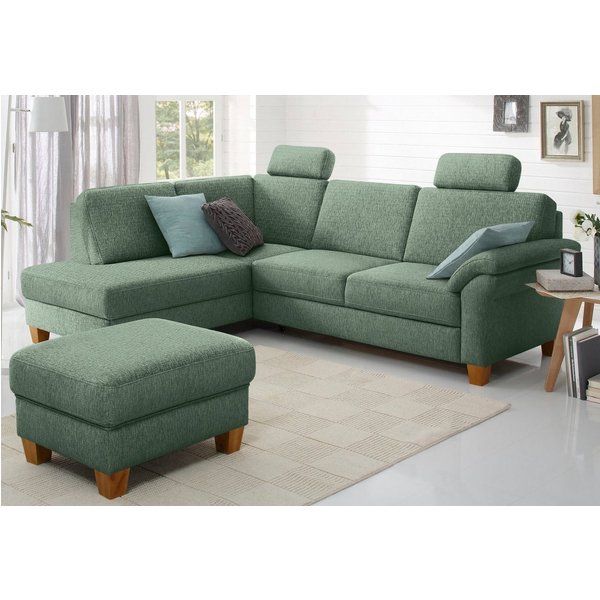 OTTO home Ecksofa Borkum L-Form, B: 249 cm - OTTO. Verlässliche Qualität., mit Schlaffunktion, Eckcouch mit Federkern