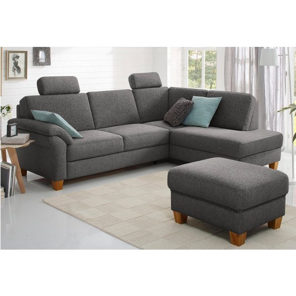 OTTO home Ecksofa Borkum L-Form, B: 249 cm - OTTO. Verlässliche Qualität., mit Schlaffunktion, Eckcouch mit Federkern