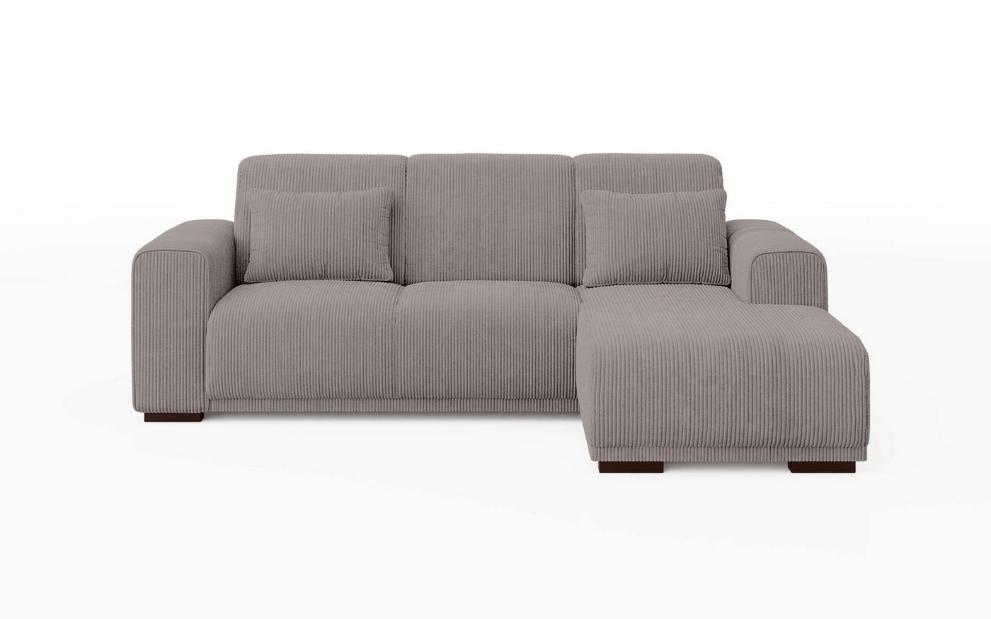 OTTO home Ecksofa BORNHOLM L-Form, B: 234 cm - OTTO. Verlässliche Qualität., Recamiere links oder rechts bestellbar, Wellenfederung, inkl. 2 Kissen – Bild 2 von 5