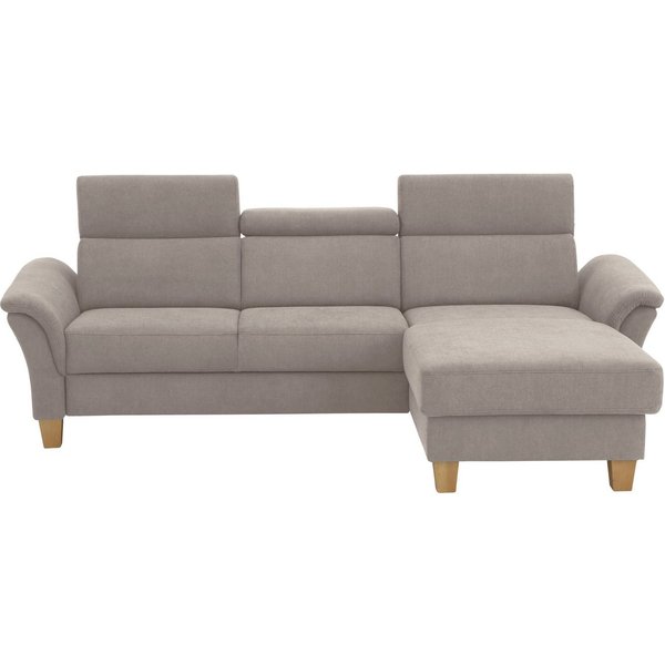 OTTO home Ecksofa Conville L-Form, Federkern, wahlweise mit Schlaffunktion und Bettkasten bzw. Stauraum