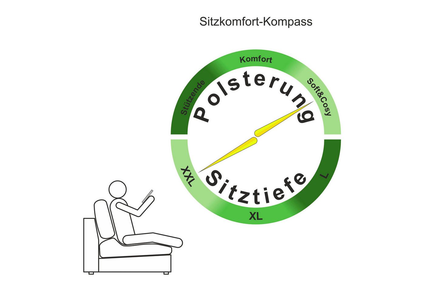 OTTO home Ecksofa Cosy Lounge L-Form, Breite 333 cm, Mega-Sofa mit Cordstoff bezogen, mit Federkern & 4 Zierkissen – Bild 4 von 5