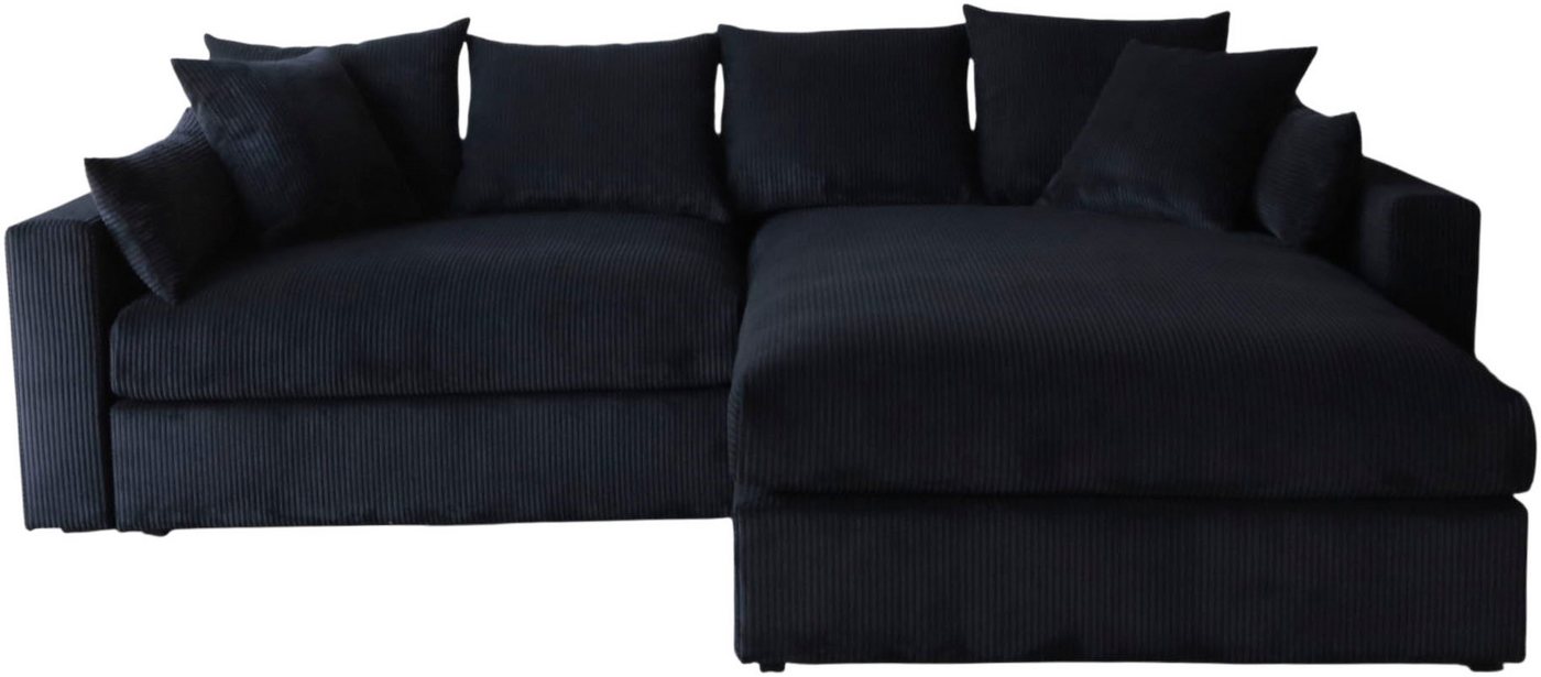 OTTO home Ecksofa Cosy Lounge L-Form, Breite 268 cm, Mega-Sofa mit Cordstoff bezogen, mit Federkern & 5 Zierkissen – Bild 2 von 5