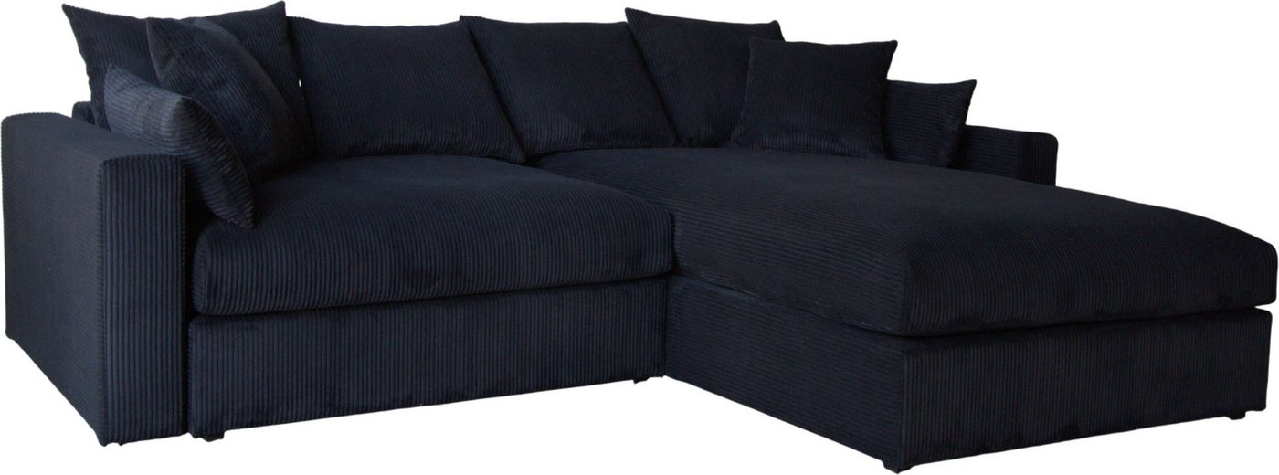 OTTO home Ecksofa Cosy Lounge L-Form, Breite 268 cm, Mega-Sofa mit Cordstoff bezogen, mit Federkern & 5 Zierkissen – Bild 5 von 5