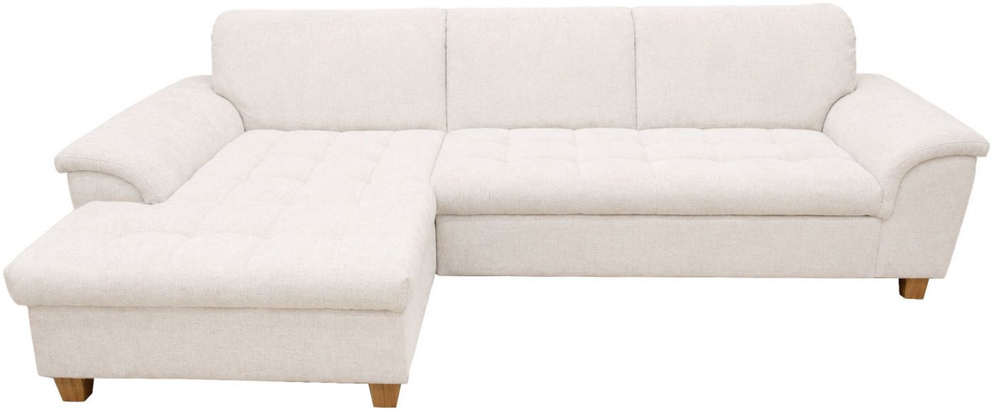 OTTO home Ecksofa Eggery 279 x 162 cm, auch mit Schlaffunktion & Bettkasten, Holzfüße, L-Form, aus pflegeleichtem Luxus-Microfaser – Bild 2 von 5