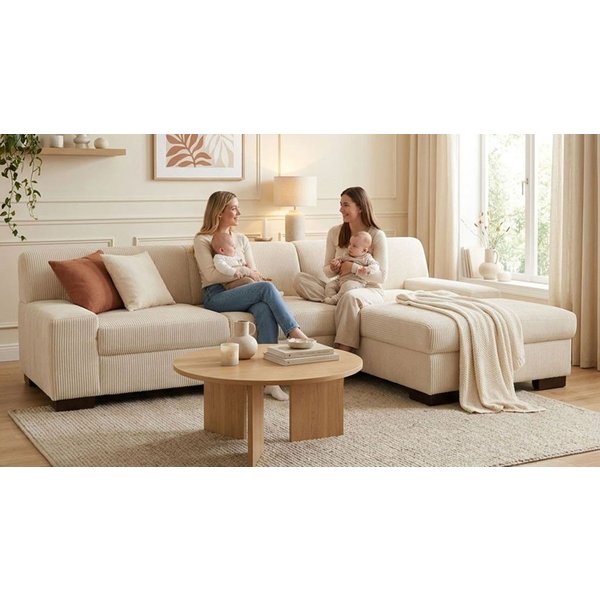 OTTO home Ecksofa Faxxe 268 x 153 cm, auch mit Schlaffunktion, aus haustierfreundlichem Pet Friendly Cord, L-Form