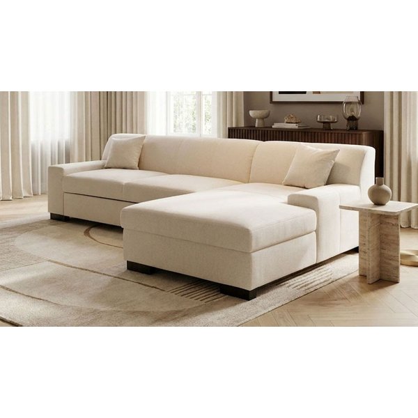 OTTO home Ecksofa Faxxe 268 x 153 cm, auch mit Schlaffunktion, aus pflegeleichtem, weichem Bezugsstoff, L-Form
