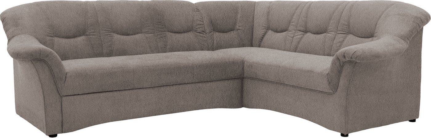 OTTO home Ecksofa Langelland 232 x 146 cm, auch mit Schlaffunktion, mittelfester Sitz, L-Form, mit Federkern, pflegeleichter, weicher Luxus-Microfaser – Bild 4 von 5