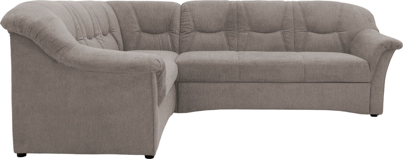 OTTO home Ecksofa Langelland 232 x 146 cm, auch mit Schlaffunktion, mittelfester Sitz, L-Form, mit Federkern, pflegeleichter, weicher Luxus-Microfaser – Bild 2 von 5