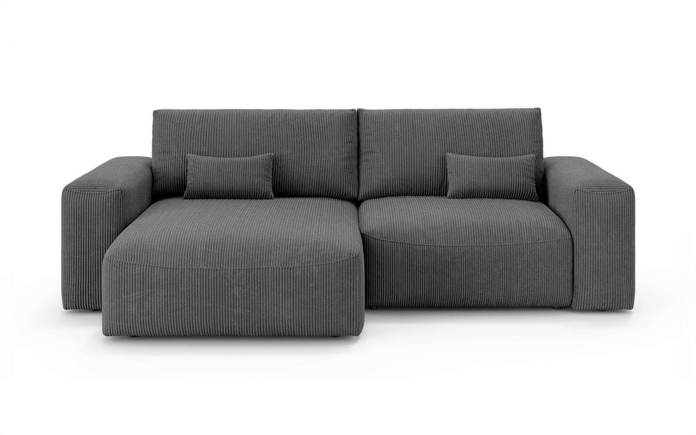OTTO home Ecksofa MATTS Schlafsofa mit Bettkasten, Maße B/T/H: 265/159/89 cm, L-Form mit Recamiere rechts oder links, hoher Sitzkomfort – Bild 3 von 5