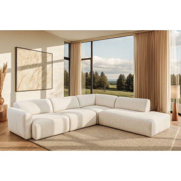 OTTO home Ecksofa Myrland Wohnlandschaft, Breite 310 cm, L-Form, Chenille, Easy Clean Stoff, mit Kaltschaum