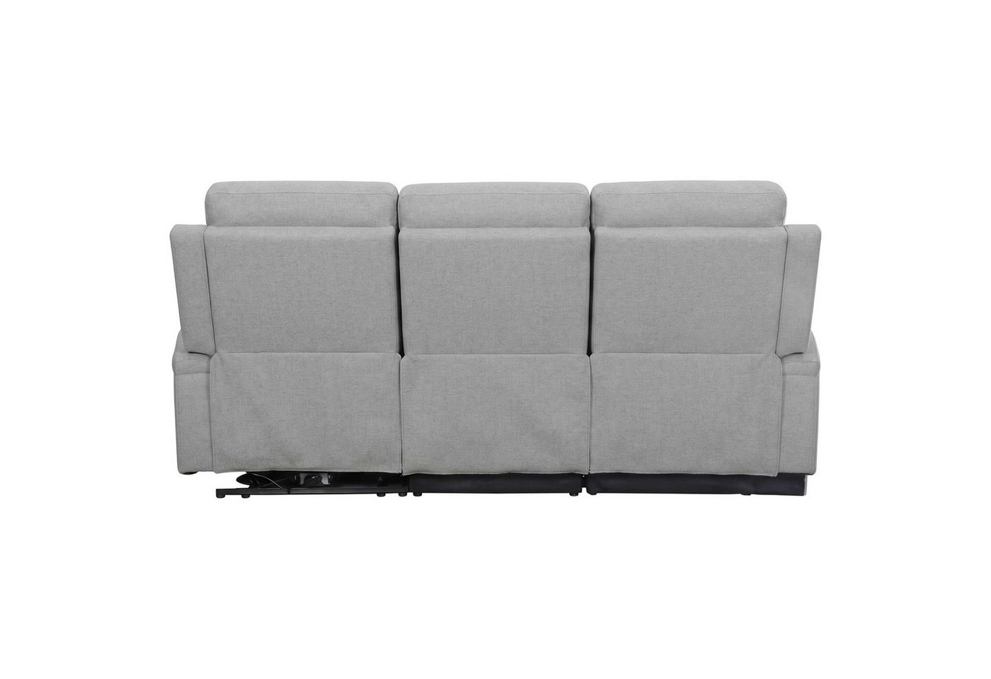 OTTO home Ecksofa NAPORI Struktur-Bezug, L-Form, 210cm, man./elektr. Relaxfunktion, USB-A bei elektr. Variante, Staukasten, Seitentaschen u. Federkern – Bild 5 von 5