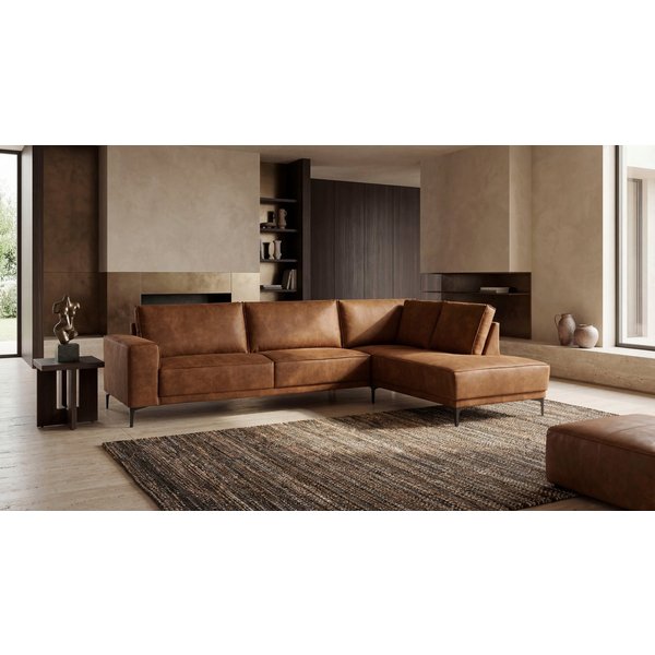 OTTO home Ecksofa OLAND Luxus-Microfaser L-Form, B: 289 cm, Skandi-Design