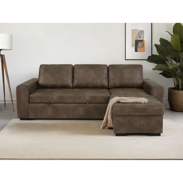 OTTO home Ecksofa Poll L-Form, B: 245 cm, mit Schlaffunktion & Bettkasten