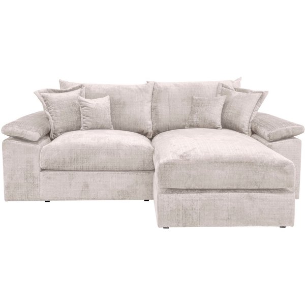 OTTO home Ecksofa Soft&Cosy XL L-Form, B: 246 cm - OTTO. Verlässliche Qualität., Mega-Sofa, Cord oder Chenille-Struktur, mit Federkern & 4 Zierkissen
