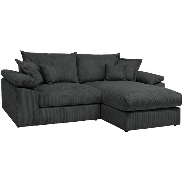 OTTO home Ecksofa Soft&Cosy XL L-Form, B: 246 cm - OTTO. Verlässliche Qualität., Mega-Sofa, Cord oder Chenille-Struktur, mit Federkern & 4 Zierkissen