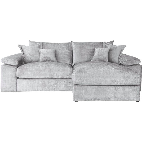 OTTO home Ecksofa Soft&Cosy XL L-Form, B: 246 cm - OTTO. Verlässliche Qualität., Mega-Sofa, Cord oder Chenille-Struktur, mit Federkern & 4 Zierkissen
