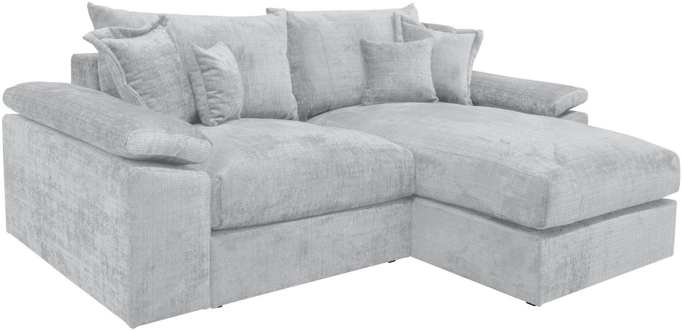 OTTO home Ecksofa Soft&Cosy XL L-Form, B: 246 cm - OTTO. Verlässliche Qualität., Mega-Sofa, Cord oder Chenille-Struktur, mit Federkern & 4 Zierkissen – Bild 3 von 5