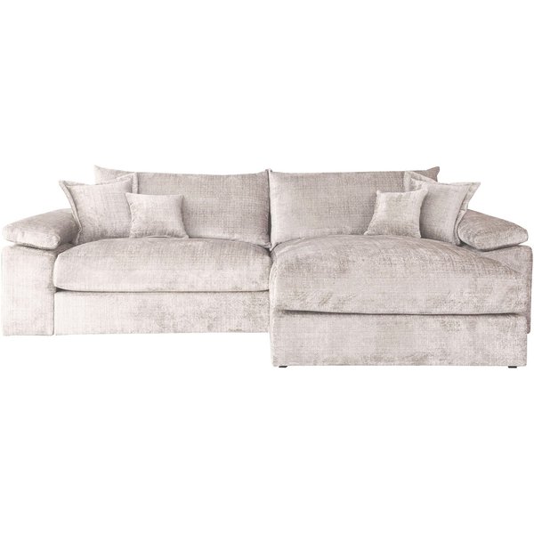 OTTO home Ecksofa Soft&Cosy XXL L-Form, B: 303 cm - OTTO. Verlässliche Qualität., Mega-Sofa, Cord oder Chenille-Struktur, mit Federkern & 4 Zierkissen
