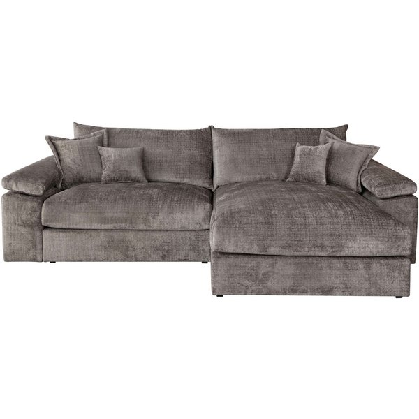 OTTO home Ecksofa Soft&Cosy XXL L-Form, B: 303 cm - OTTO. Verlässliche Qualität., Mega-Sofa, Cord oder Chenille-Struktur, mit Federkern & 4 Zierkissen