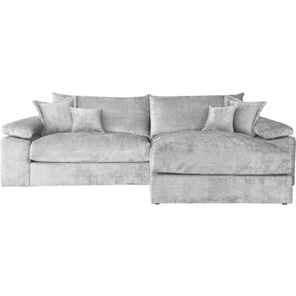 OTTO home Ecksofa Soft&Cosy XXL L-Form, B: 303 cm - OTTO. Verlässliche Qualität., Mega-Sofa, Cord oder Chenille-Struktur, mit Federkern & 4 Zierkissen
