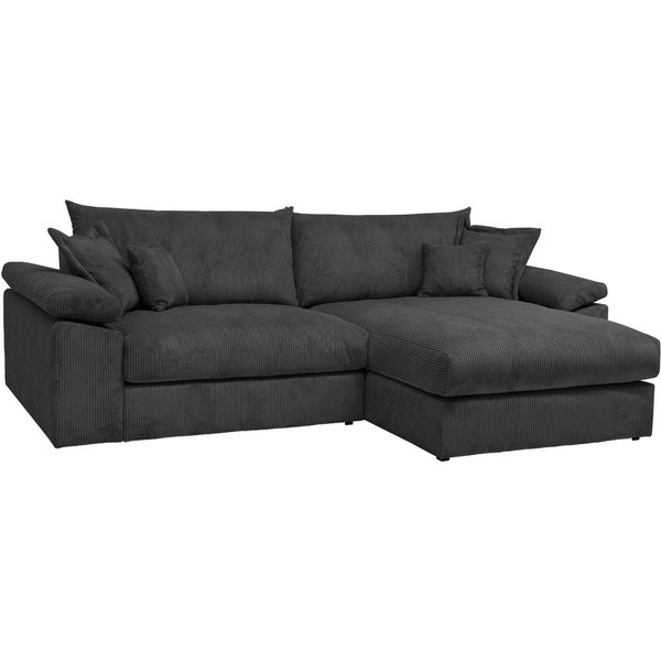 OTTO home Ecksofa Soft&Cosy XXL L-Form, B: 303 cm - OTTO. Verlässliche Qualität., Mega-Sofa, Cord oder Chenille-Struktur, mit Federkern & 4 Zierkissen
