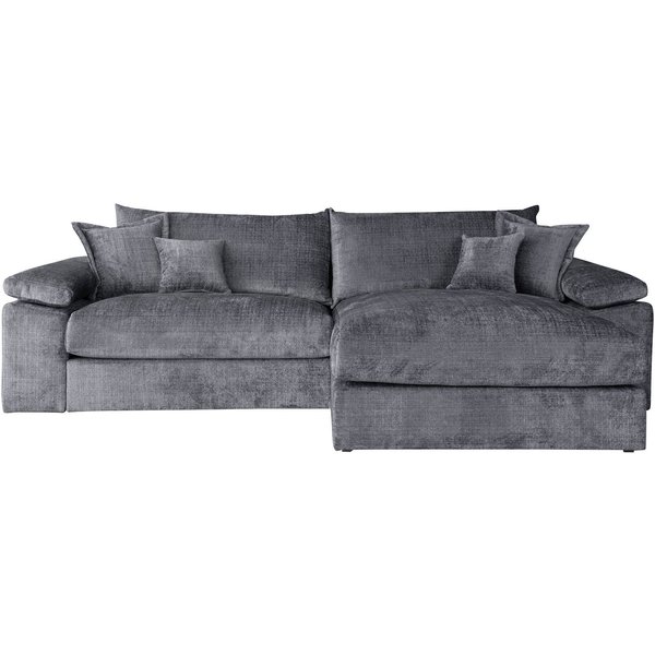 OTTO home Ecksofa Soft&Cosy XXL L-Form, B: 303 cm - OTTO. Verlässliche Qualität., Mega-Sofa, Cord oder Chenille-Struktur, mit Federkern & 4 Zierkissen