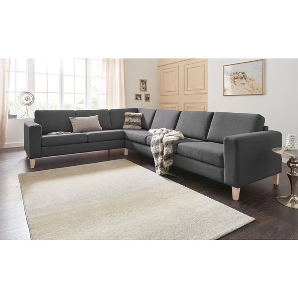 OTTO home Ecksofa Terra L-Form, mit Wellenunterfederung, langer Schenkel links oder rechts montierbar