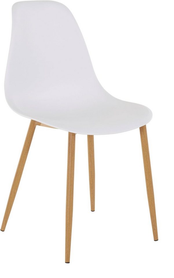 OTTO home Essgruppe Miller, (Set, 5-tlg), Glastisch mit 4 Stühlen (Kunststoffschale) – Bild 5 von 5