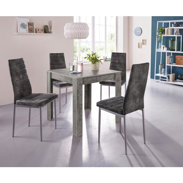 OTTO home Essgruppe, (Set, 5-tlg), Tischgruppe für kleine Räume