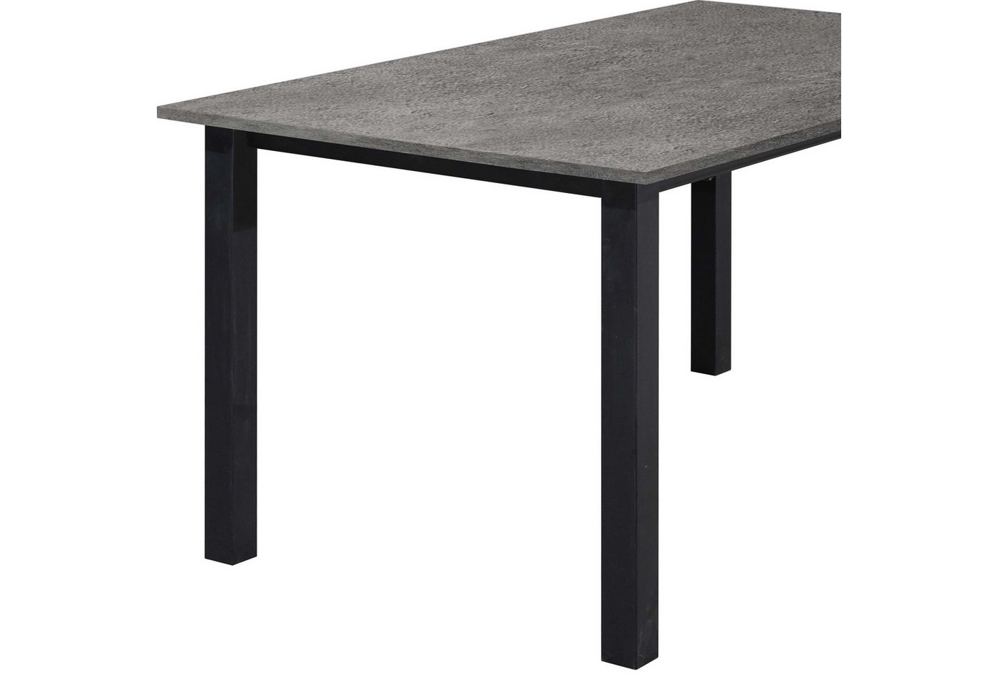 OTTO home Esstisch Babetta, schwarzes pulverbeschichtetes Metallgestell, verschiedene Breiten – Bild 5 von 5