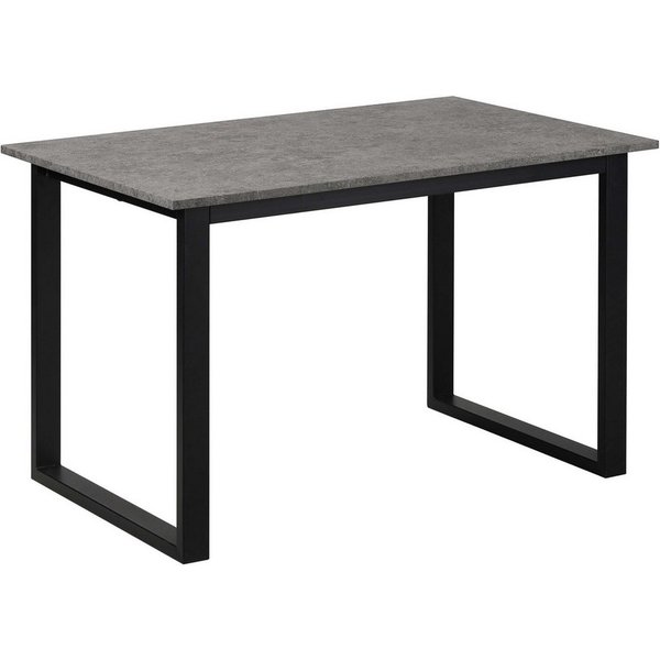 OTTO home Esstisch Barcell, schwarzes Metallgestell, Plattenvarianten wählbar, sowie Größen