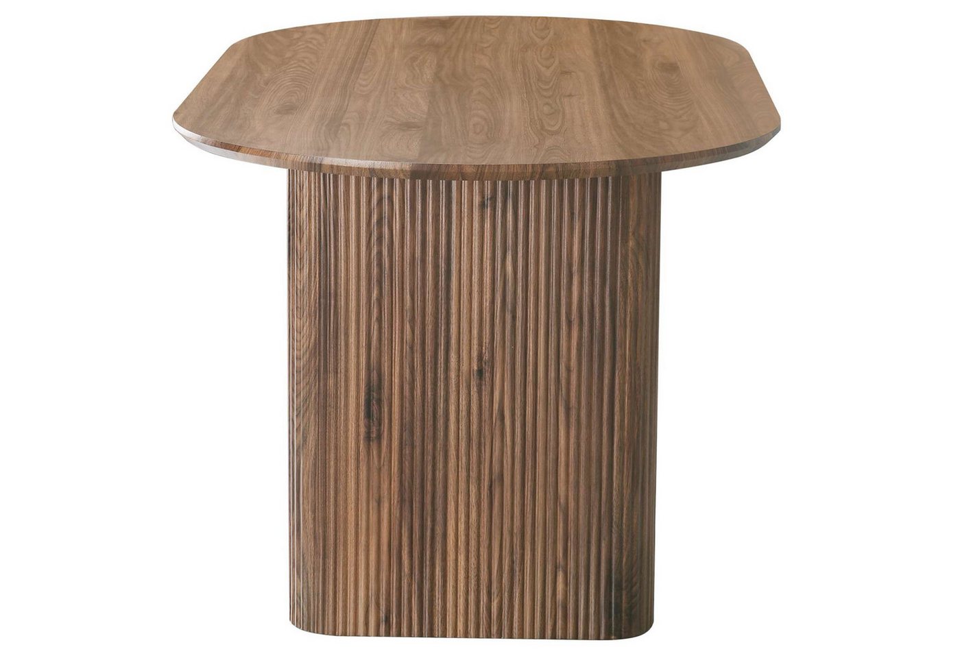 OTTO home Esstisch Bostonia, ovaler Esstisch, Beine mit Rillenstruktur, pflegeleicht, Höhe 76 cm – Bild 5 von 5