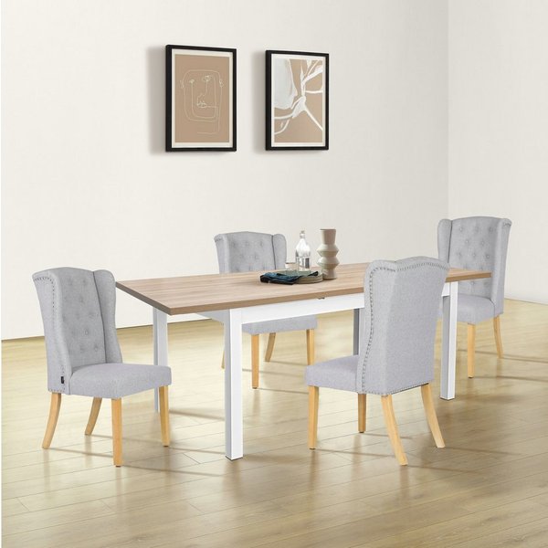 OTTO home Esstisch Ismund, aus Melamin und MDF Holz, Auszugsfunktion, Breite 120 oder 160 cm
