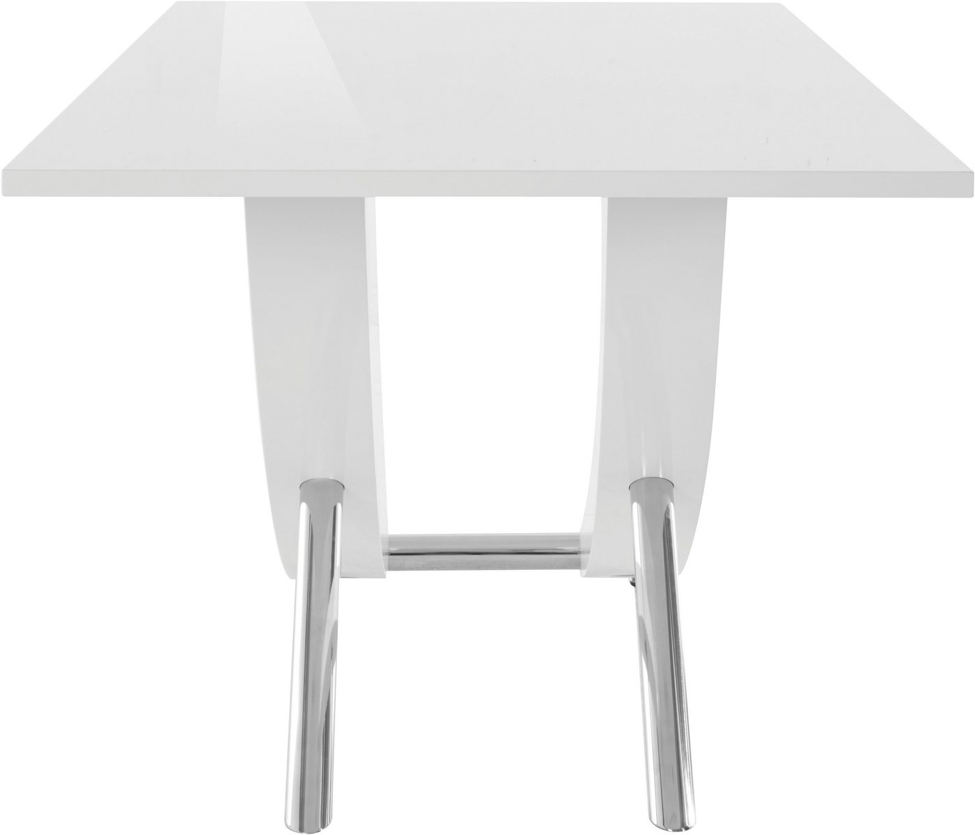 OTTO home Esstisch Kaleo, Hochglanz, mit Chromabsetzen, Breite 160 cm – Bild 5 von 5