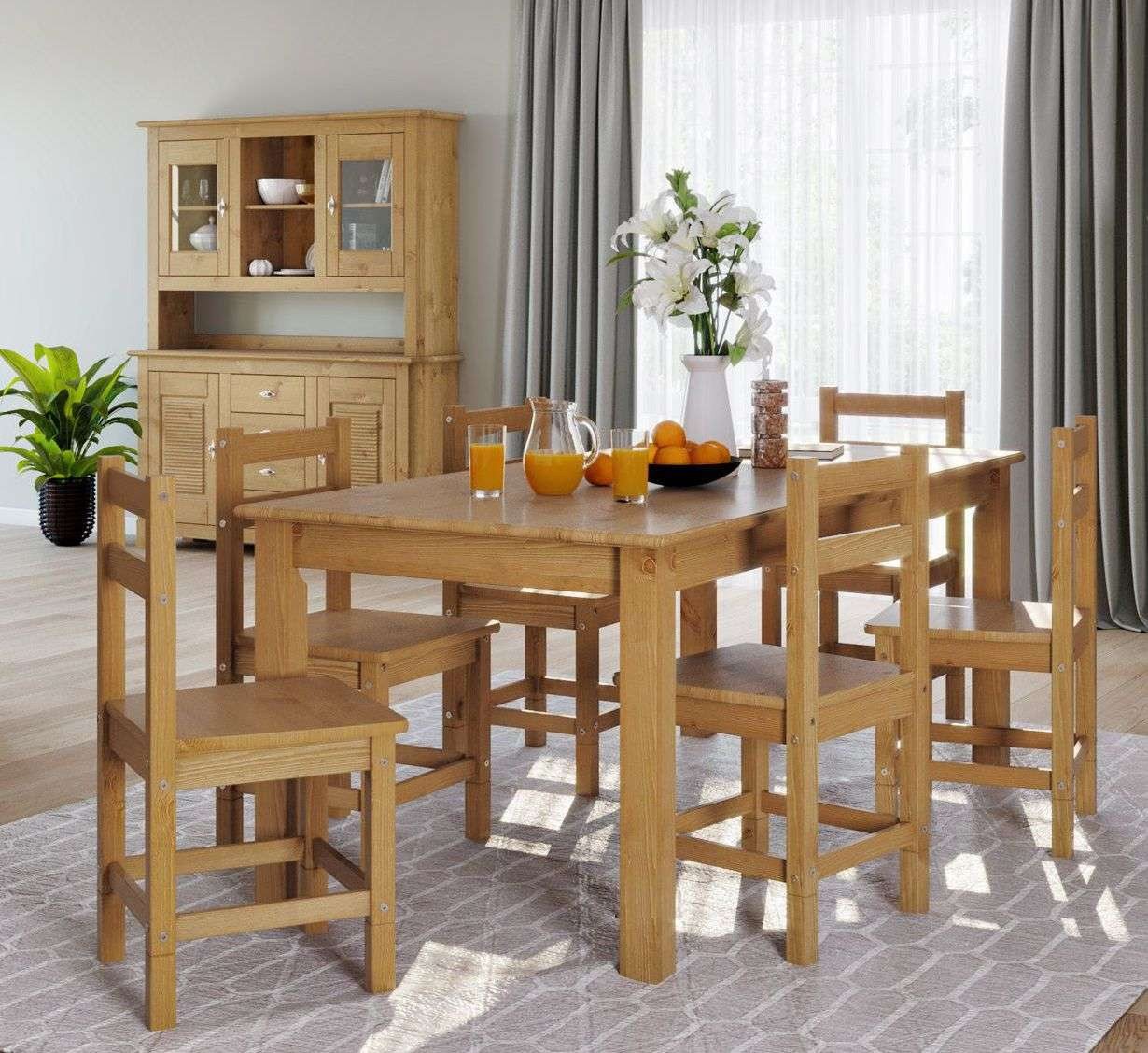 OTTO home Esstisch Konrad, Tisch, Speisetisch, Esszimmertisch, aus FSC®-zertifizierter Kiefer, in Breiten 120/140/160 cm – Bild 2 von 5