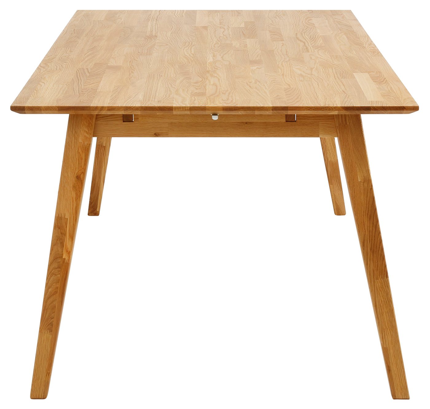 OTTO home Esstisch Lake, Eiche massiv, Breite 150 cm, erweiterbar mit Ansteckplatten – Bild 5 von 5