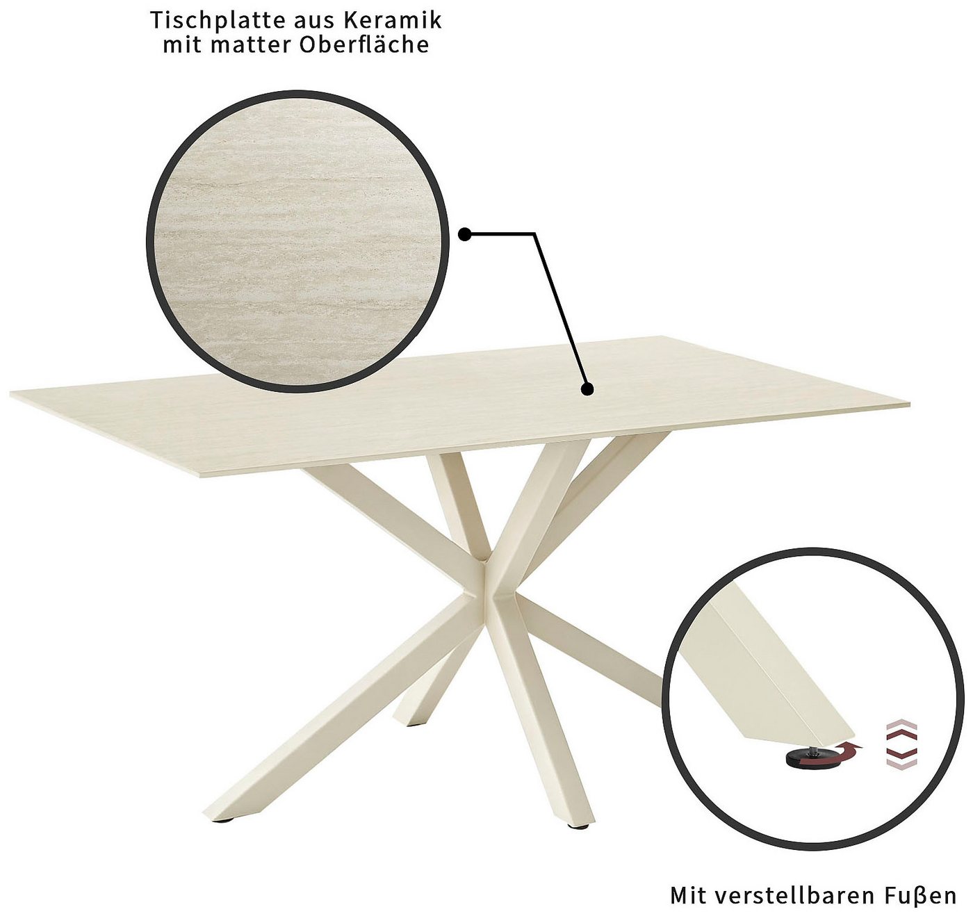 OTTO home Esstisch Louvelle – Bild 4 von 5