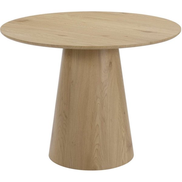 OTTO home Esstisch Mincio, Runder Esstisch, Holzoptik, Durchmesser 100 cm
